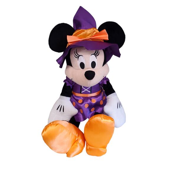 Halloween Minnie Mouse Witch Plush 18" Disney Minnie Mouse Stuffy - Picture 11 of 11